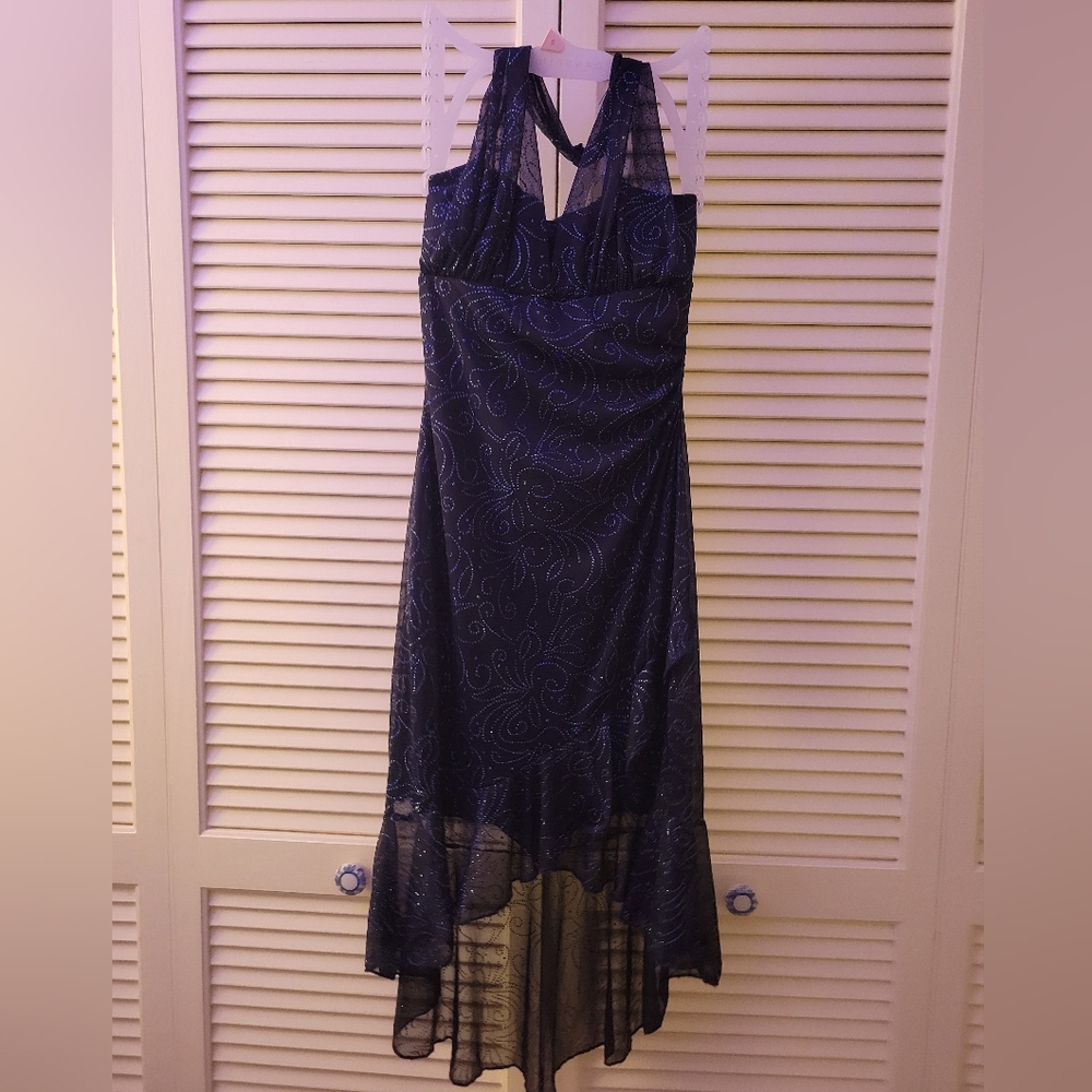 Elegant Sparkly Y2k Taboo Halter Cocktail Dress